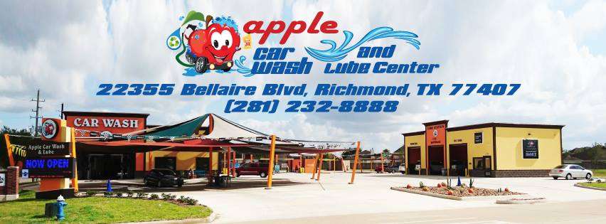 Apple Car Wash & Lube Center | 22355 Bellaire Blvd, Richmond, TX 77407, USA | Phone: (281) 232-8888