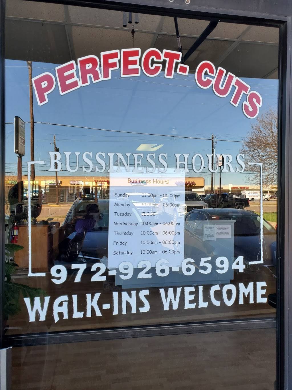 Perfect Cuts | 3345 Broadway Blvd # 107, Garland, TX 75043, USA | Phone: (972) 926-6594