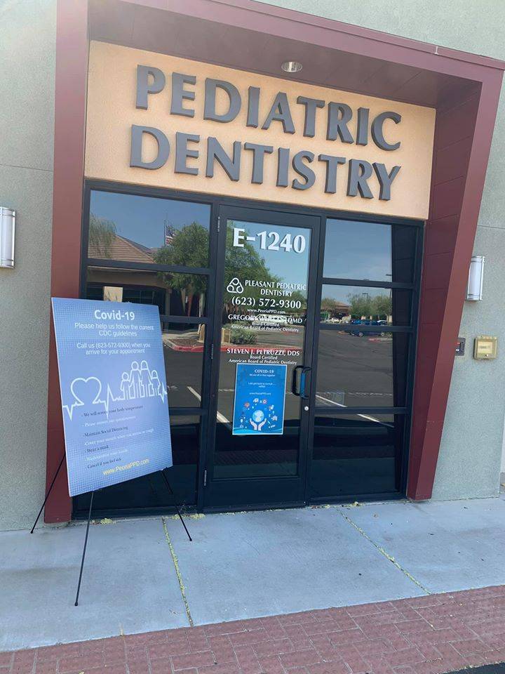 Pleasant Pediatric Dentistry | 9840 W Yearling Rd #1240, Peoria, AZ 85383, USA | Phone: (623) 572-9300