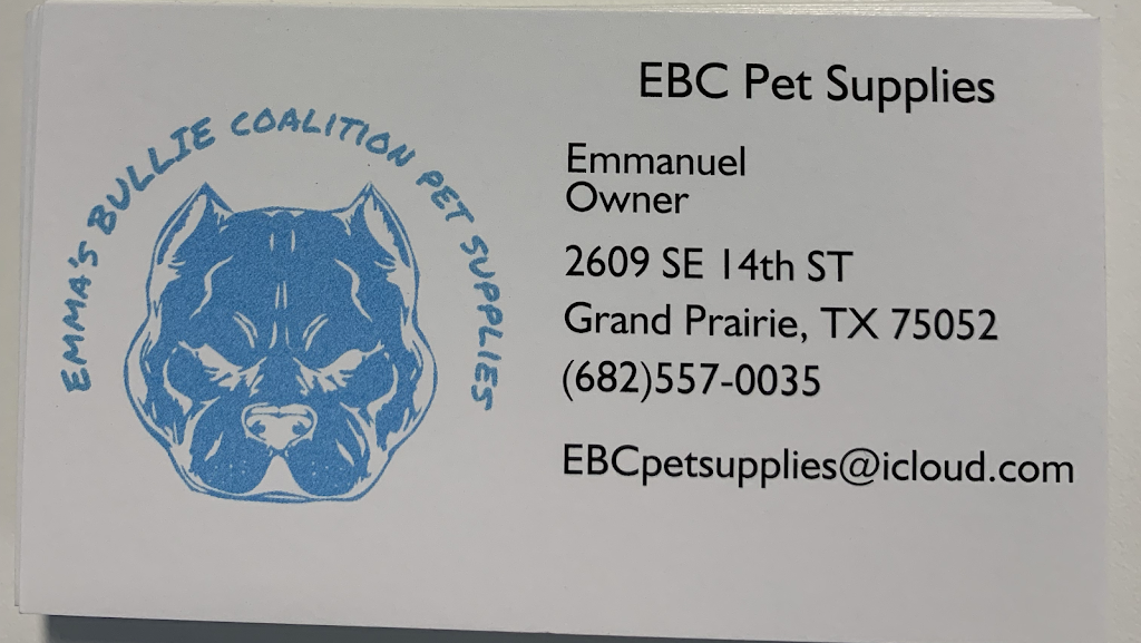 EBC Pet Supplies | 2609 SE 14th St, Grand Prairie, TX 75052, USA | Phone: (682) 557-0035