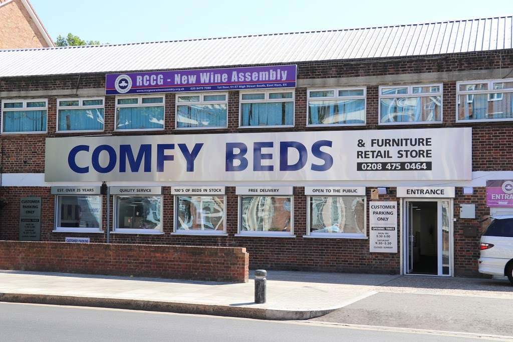 Comfy Beds | 51-57 High St S, East Ham, London E6 6EJ, UK | Phone: 020 8475 0464