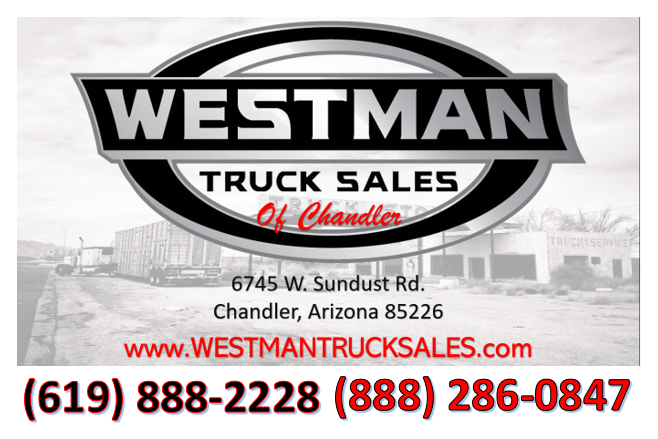 Westman Truck Sales | 6745 W Sundust Rd, Chandler, AZ 85226, USA | Phone: (888) 286-0847