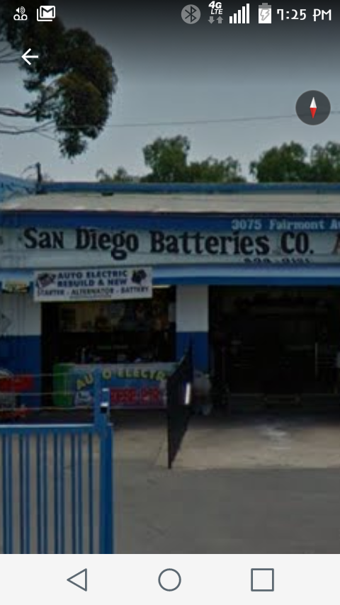 San Diego Battery Co | 3075 Fairmount Ave, San Diego, CA 92105, USA | Phone: (619) 282-8191