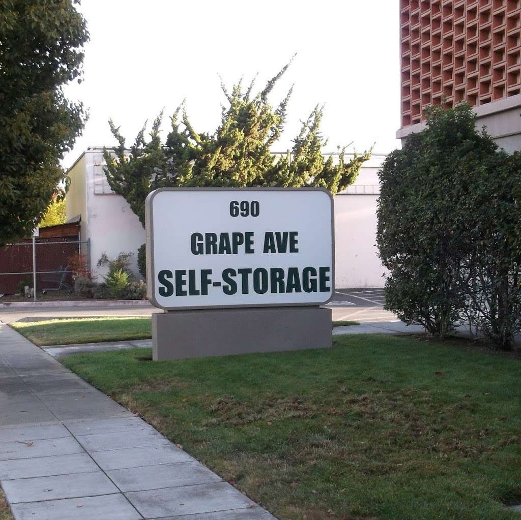 Grape Avenue Self Storage | 690 Grape Ave, Sunnyvale, CA 94087, USA | Phone: (408) 763-8932