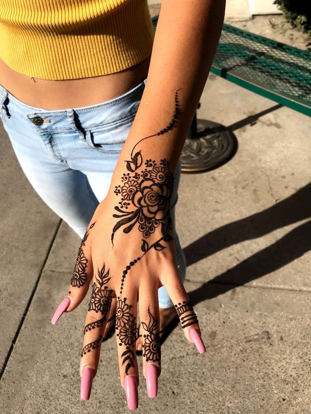 Yellow Rose Henna-private&party service | 4315 Ocean Blvd, San Diego, CA 92109, USA | Phone: (310) 602-9864