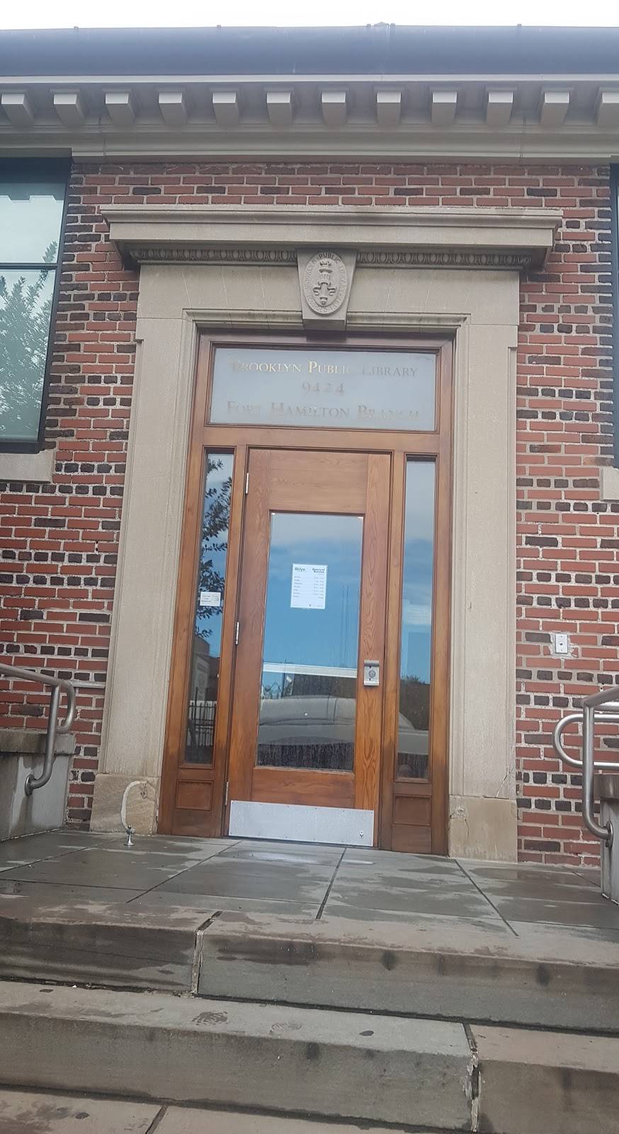 Brooklyn Public Library - Fort Hamilton Branch | 9424 4th Ave, Brooklyn, NY 11209, USA | Phone: (718) 748-6919
