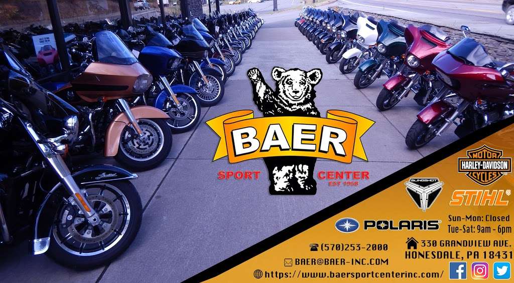 Baer Sport Center Harley-Davidson and Polaris | 330 Grandview Ave, Honesdale, PA 18431, USA | Phone: (570) 253-2000