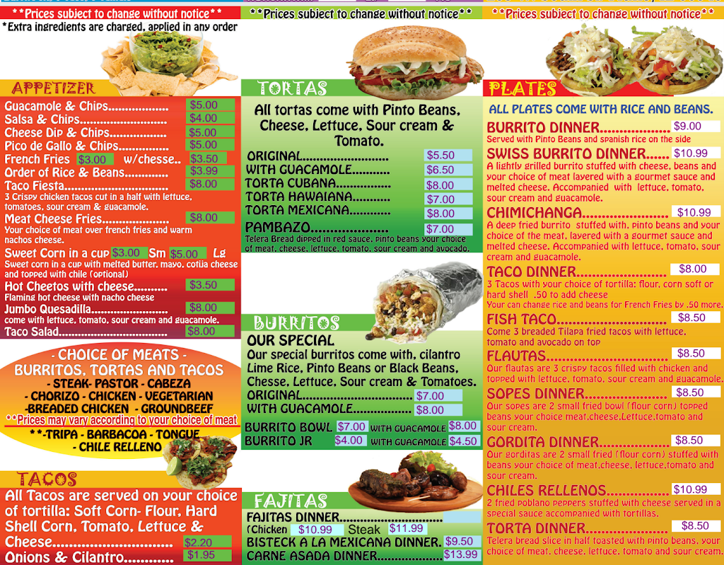 Burrito Fiesta | 205 W South St, Plano, IL 60545, USA | Phone: (630) 273-2310