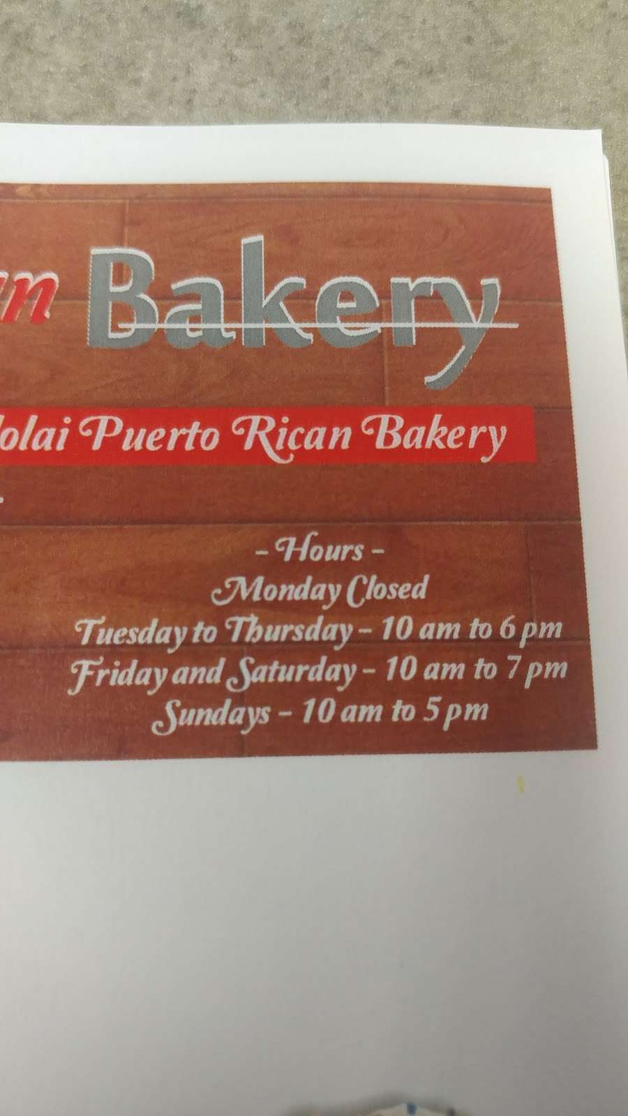 Le lo lai puerto rican bakery | 1460 Brownsville Rd, Feasterville-Trevose, PA 19053, USA | Phone: (215) 357-1845