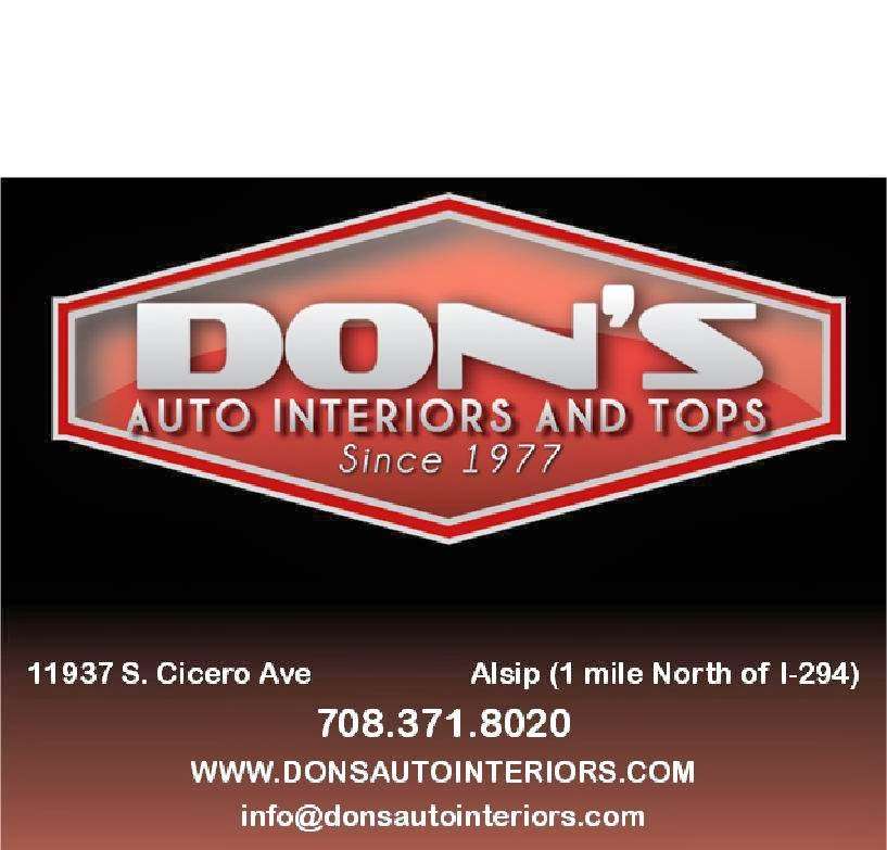 DONS AUTO INTERIORS & TOPS | 11937 S Cicero Ave, Alsip, IL 60803 | Phone: (708) 371-8020