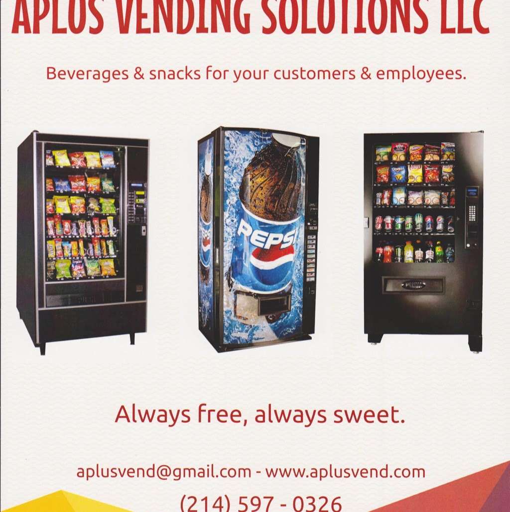 APlus Vending Solutions LLC | 3900 Teleport Blvd #141072, Irving, TX 75039, USA | Phone: (214) 597-0326