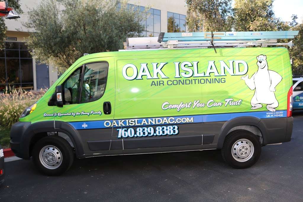 Oak Island Heating & Air Conditioning | 1250 Pacific Oaks Pl #103, Escondido, CA 92029, USA | Phone: (760) 546-9494