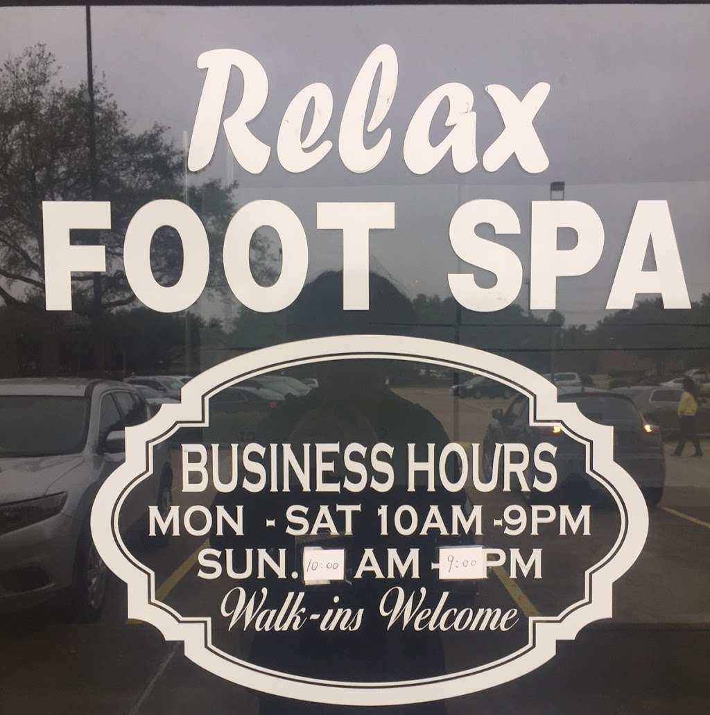 Relax Foot Spa | 4767 Lexington Blvd, Missouri City, TX 77459, USA | Phone: (832) 539-6991