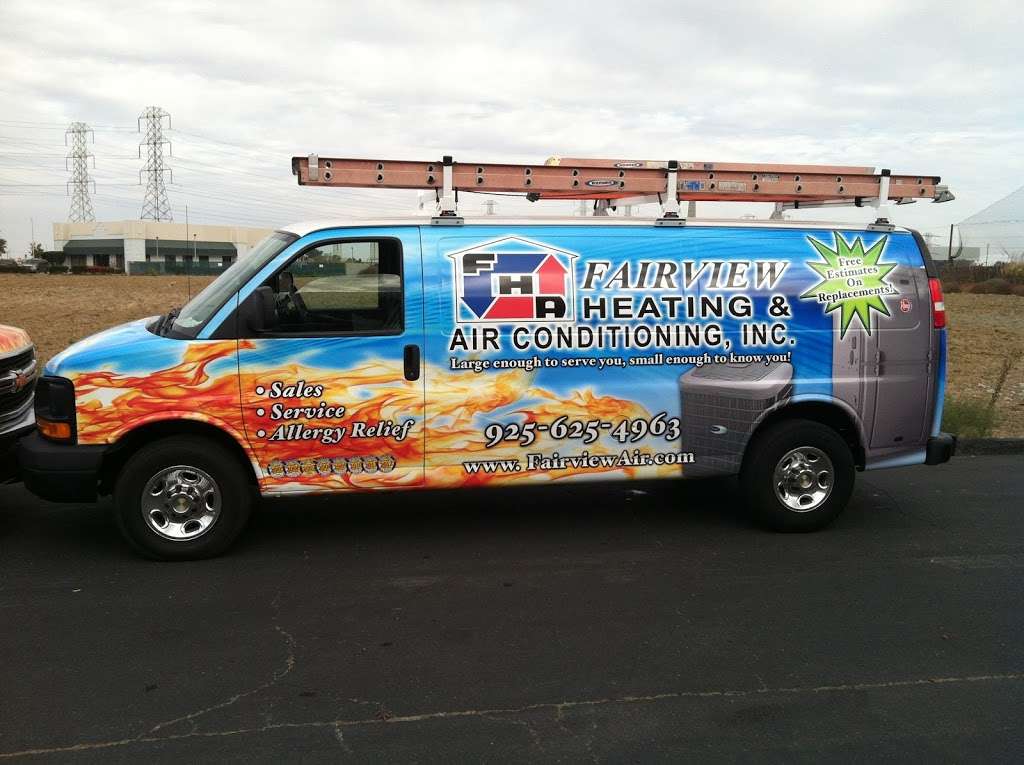 Fairview Heating & Air Conditioning Inc. | 100 Brownstone Rd, Oakley, CA 94561 | Phone: (925) 625-4963