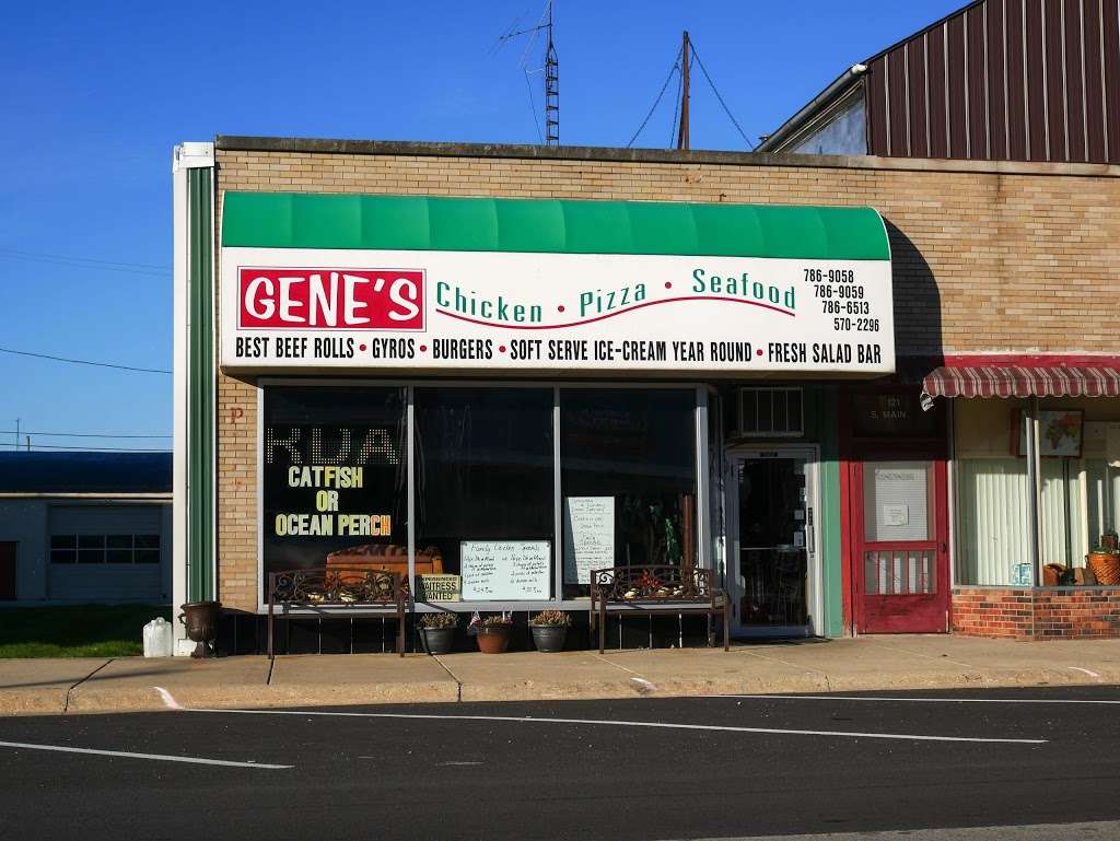 Genes Chicken & Pizza & Seafood, Inc. | 125 South Main Street, Sandwich, IL 60548, USA | Phone: (815) 786-9058