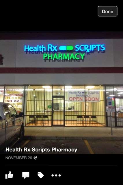 Health RX Scripts Pharmacy | 900 S Wayside Dr #400a, Houston, TX 77023, USA | Phone: (832) 740-4353