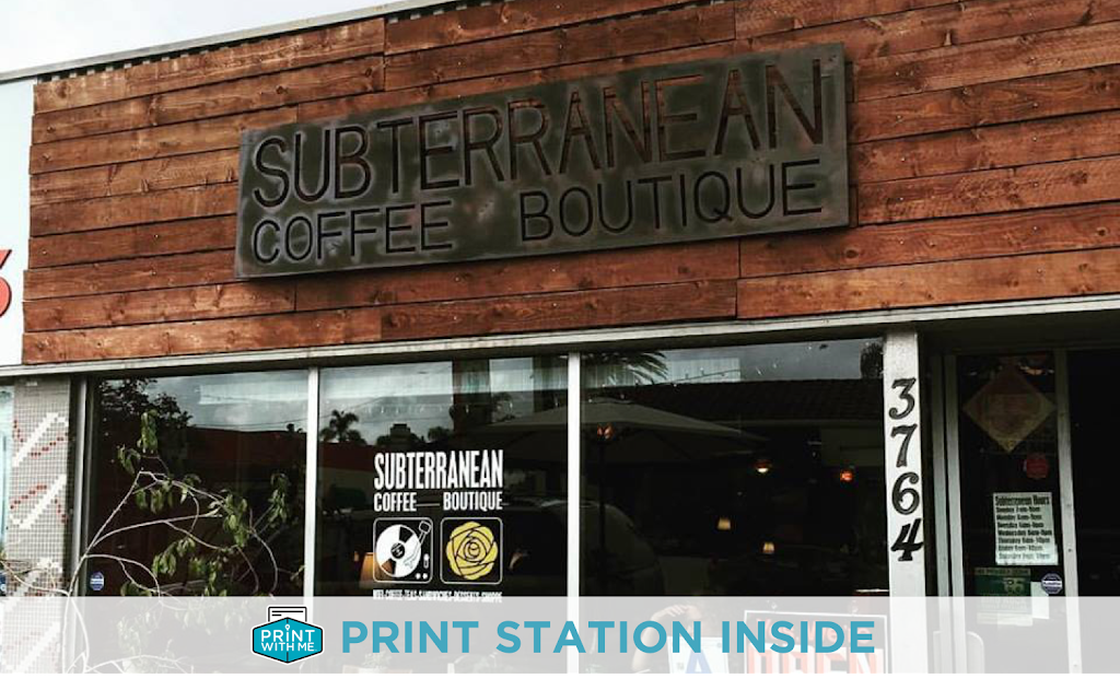 PrintWithMe Print Kiosk at Subterranean Coffee Boutique - North  | 3764 30th St, San Diego, CA 92104, USA | Phone: (773) 797-2118