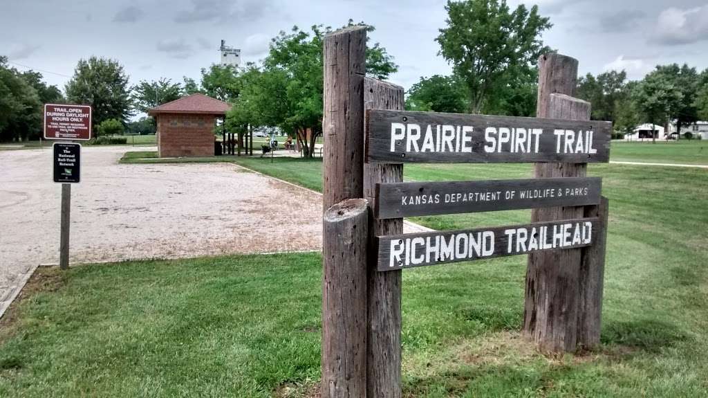 Prairie Spirit Trail - Richmond Trailhead | 200 South St, Richmond, KS 66080, USA | Phone: (785) 448-6767