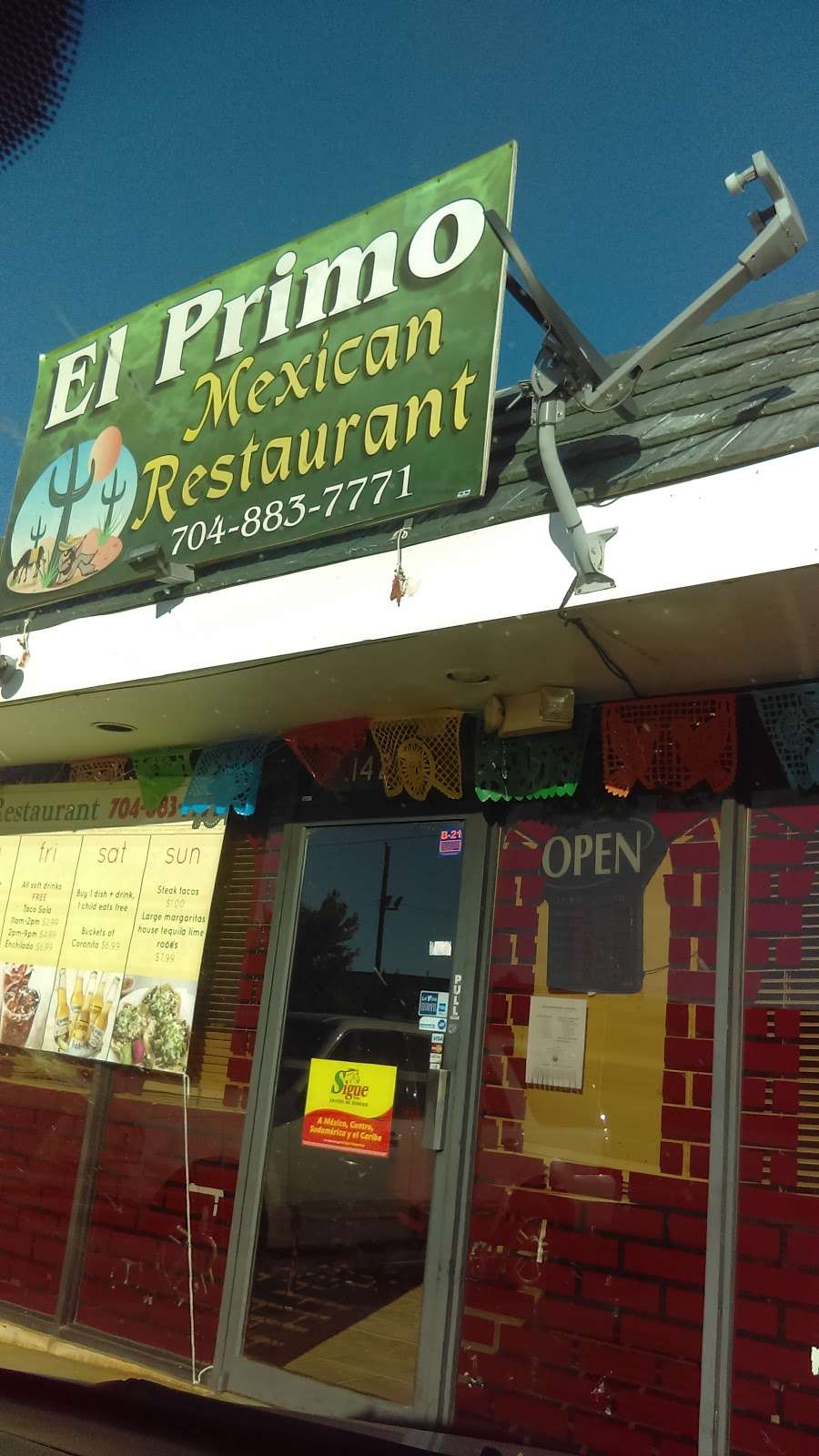 El Primo Mexican Restaurant | 1423 Salisbury Rd, Statesville, NC 28625, USA | Phone: (704) 883-7771