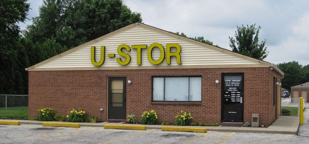 U-Stor Self Storage | 334 Mitthoeffer Rd, Indianapolis, IN 46229, USA | Phone: (317) 899-5352