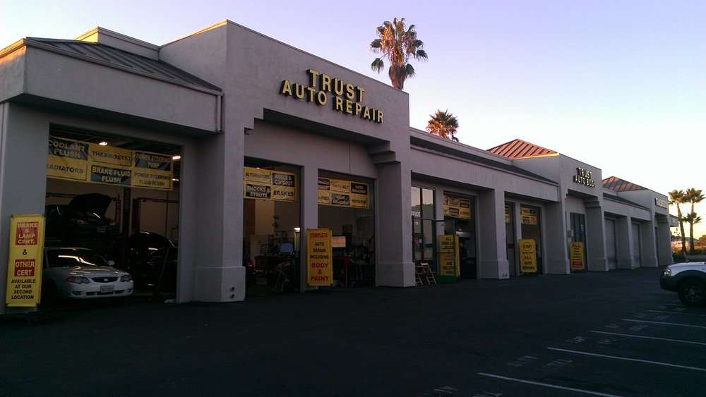 Trust Auto Repair & Body Works | 7633 El Cajon Blvd # 110, La Mesa, CA 91942, USA | Phone: (619) 644-1977