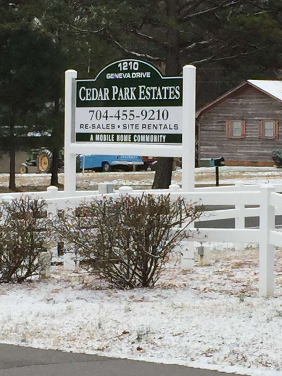 Cedar Park Estates | 1210 Geneva Dr, Concord, NC 28025, USA | Phone: (704) 455-9210