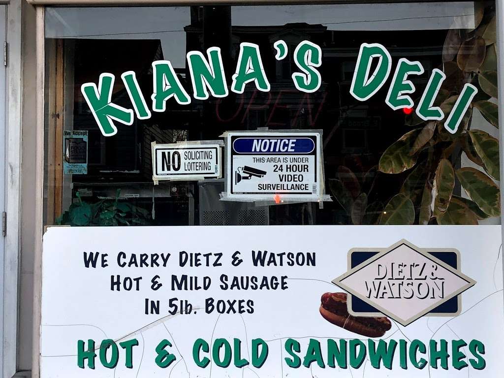 Kiana Deli | 231 E Broad St, Burlington, NJ 08016, USA | Phone: (609) 387-5360