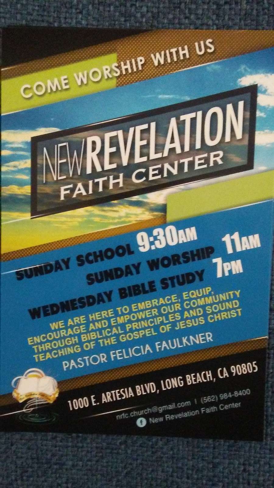New Revelation Faith Center | 1000 E Artesia Blvd, Long Beach, CA 90805, USA | Phone: (562) 984-8400
