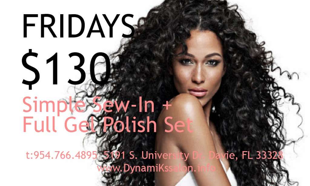 Dynamiks Salon - Davie, FL. | 5191 S University Dr, Davie, FL 33328, USA | Phone: (954) 766-4895