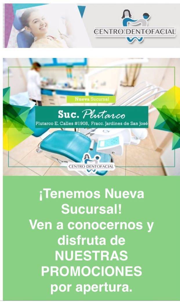 CENTRO DENTOFACIAL SUCURSAL PLUTARCO | Av. Plutarco Elías Calles 1908, San José, 32398 Cd Juárez, Chih., Mexico | Phone: 656 107 1434