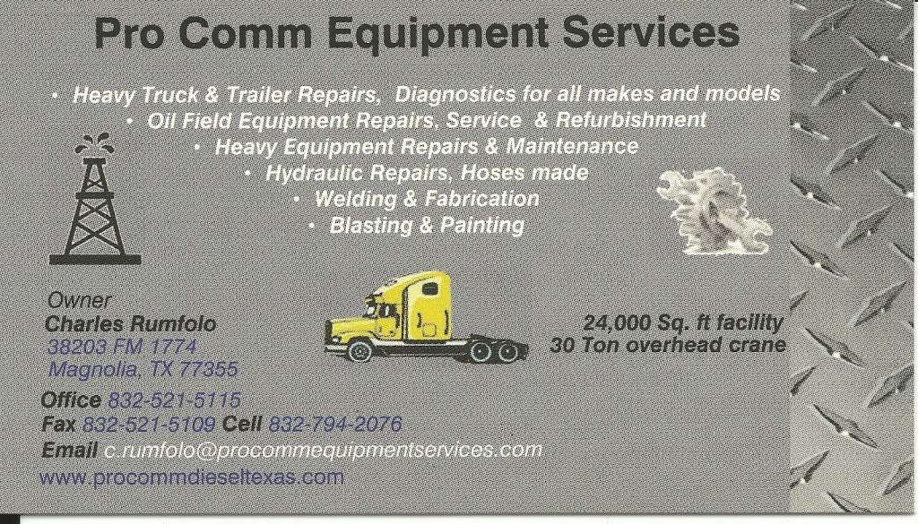 Pro Comm Equipment Services | 38203 FM 1774, Magnolia, TX 77355, USA | Phone: (832) 521-5115