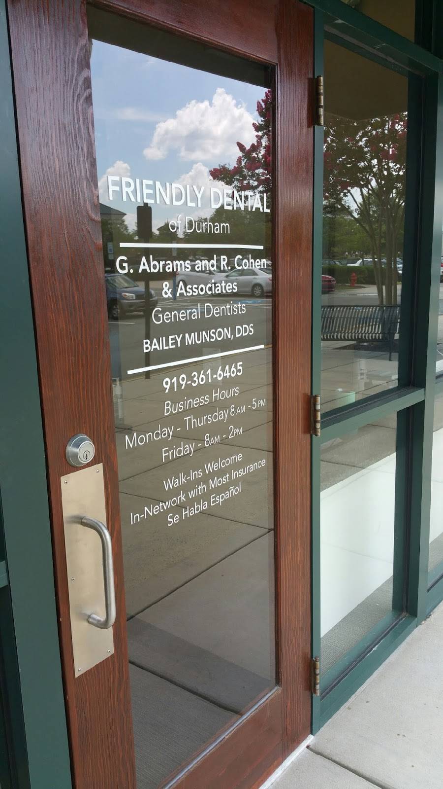 Friendly Dental Group of Durham | 6807 Fayetteville Rd #119, Durham, NC 27713, USA | Phone: (919) 361-6465