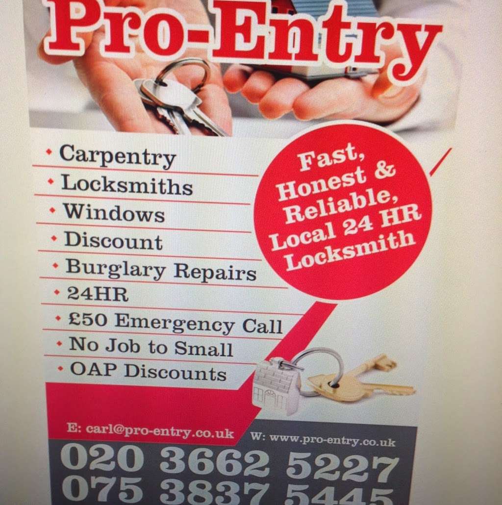 Pro-Entry Locksmiths and Carpenters | London NW10 0TX, UK | Phone: 020 3662 5227