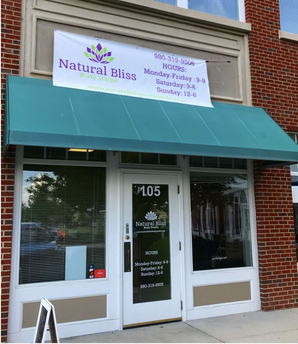 Natural Bliss Body Studio | 4351 Main St #105, Harrisburg, NC 28075, USA | Phone: (980) 888-8444