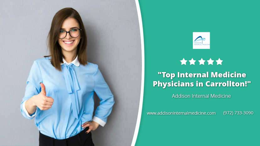 Addison Internal Medicine | 1428 W Hebron Pkwy #125, Carrollton, TX 75010, USA | Phone: (972) 733-3090