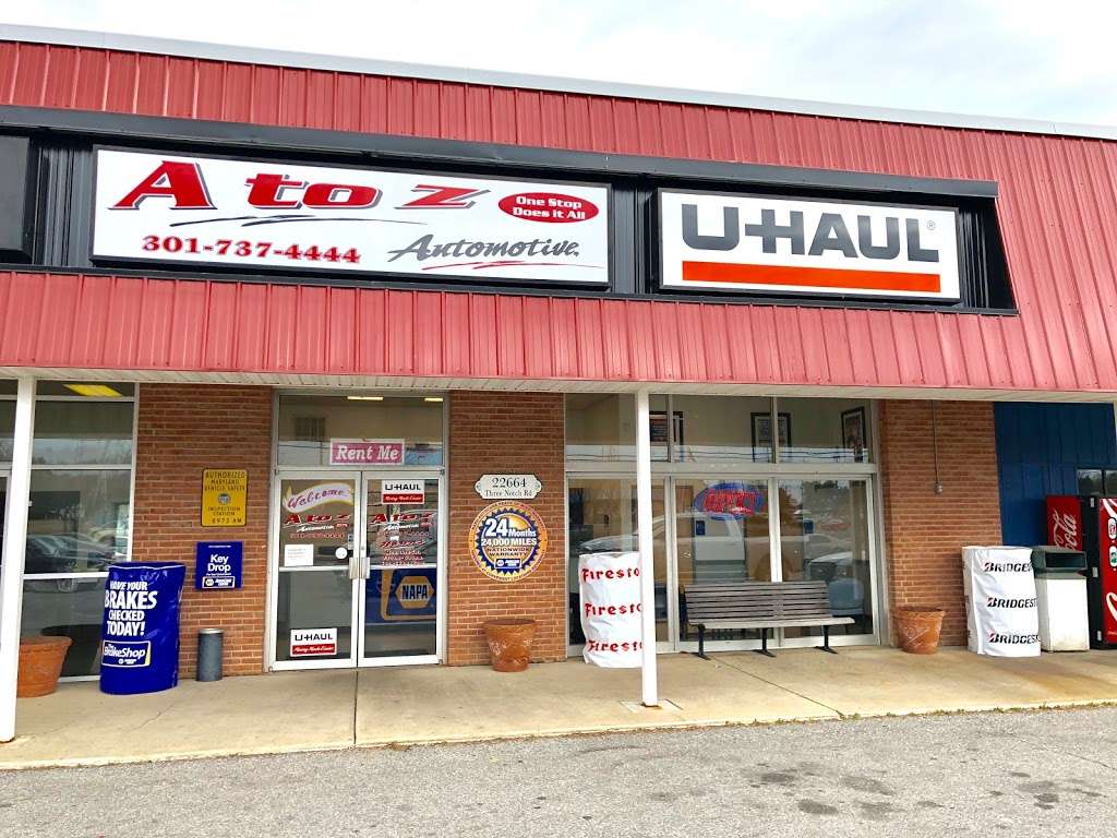 A to Z Automotive & Tire | 22664 Three Notch Rd b, Lexington Park, MD 20653 | Phone: (301) 737-4444