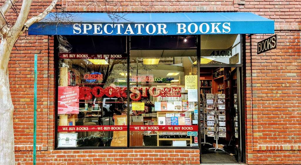 Spectator Books | 4163 Piedmont Ave, Oakland, CA 94611, USA | Phone: (510) 653-7300