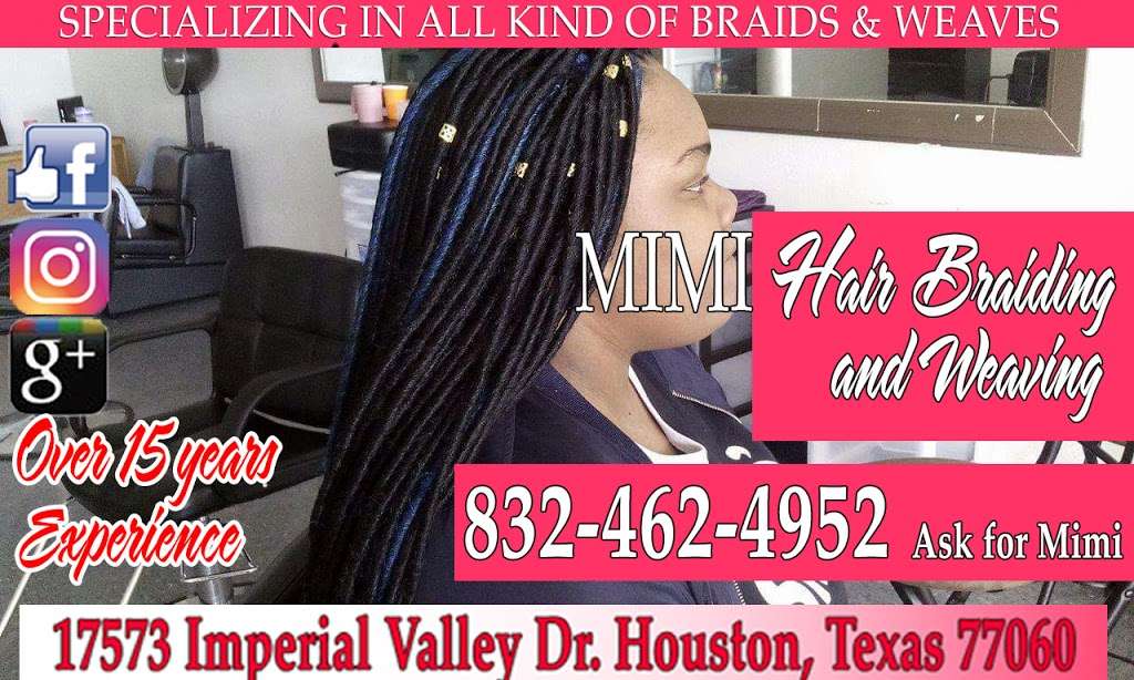 Mimi Hair Braiding and Weaving | 17573 Imperial Valley Dr, Houston, TX 77060 | Phone: (832) 462-4952