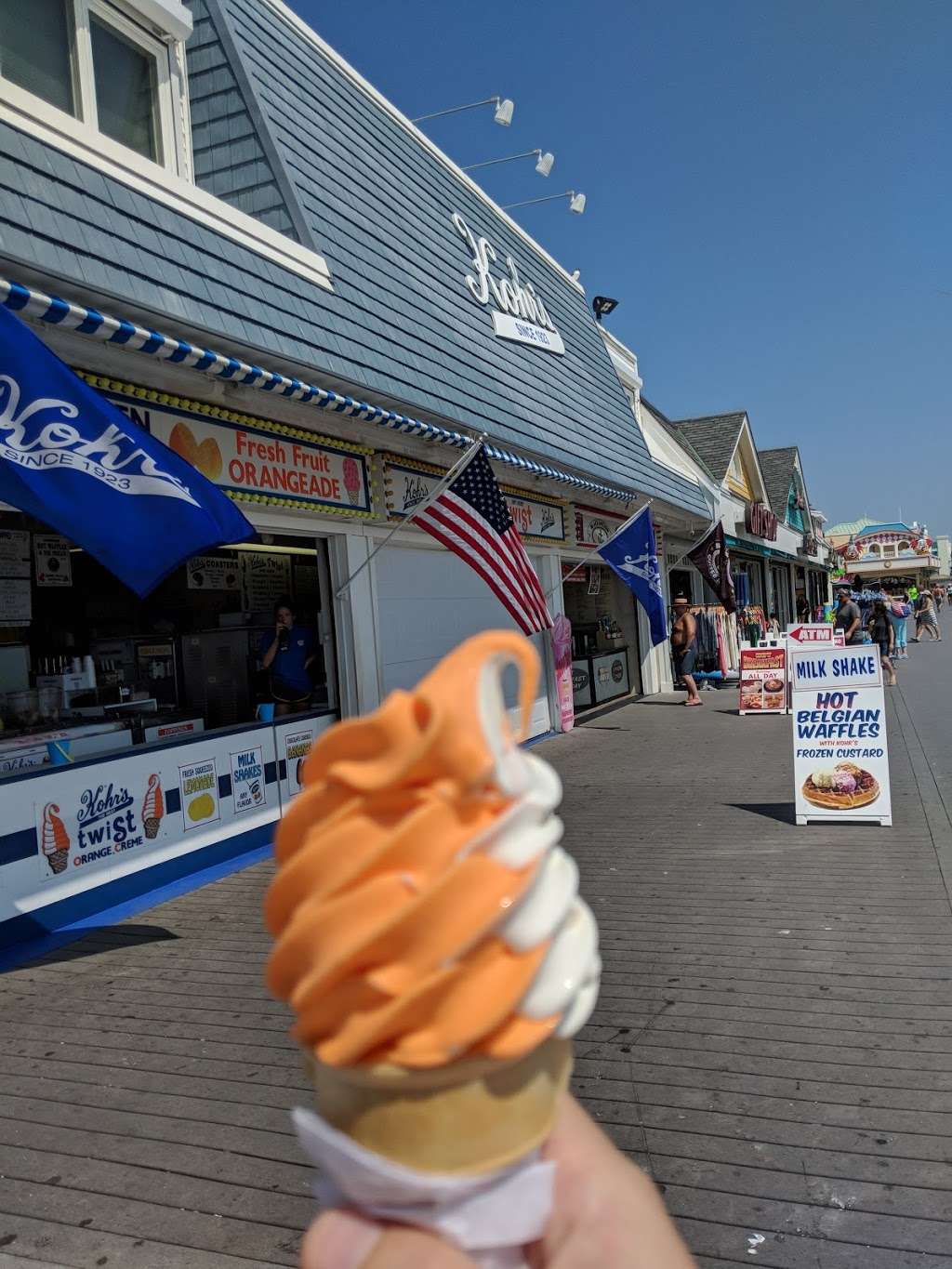 Kohrs Frozen Custard | 409 Boardwalk, Point Pleasant Beach, NJ 08742, USA | Phone: (732) 899-9444