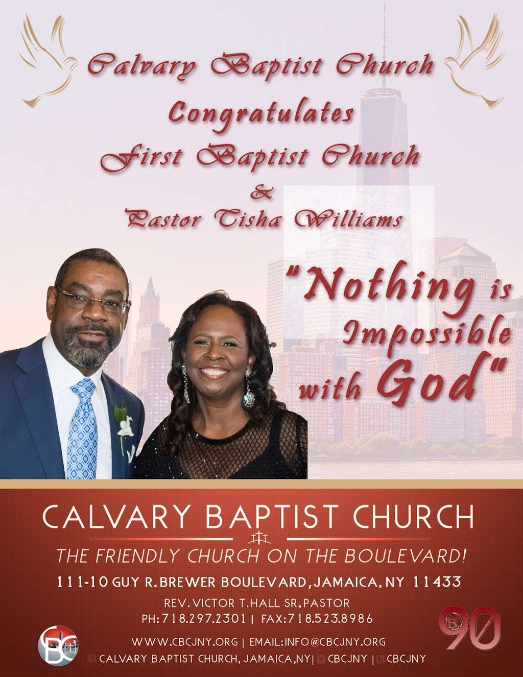 Calvary Baptist Church - 111-10 Guy R Brewer Blvd, Jamaica, NY 11433 ...