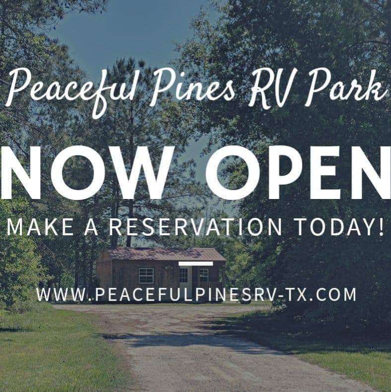 Peaceful Pines RV Park | 16981 Old Houston Rd, Conroe, TX 77302, USA | Phone: (281) 635-5762