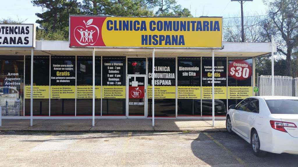 Clinica Comunitaria Hispana | 1606 Gessner Rd, Houston, TX 77080, USA | Phone: (832) 991-8807