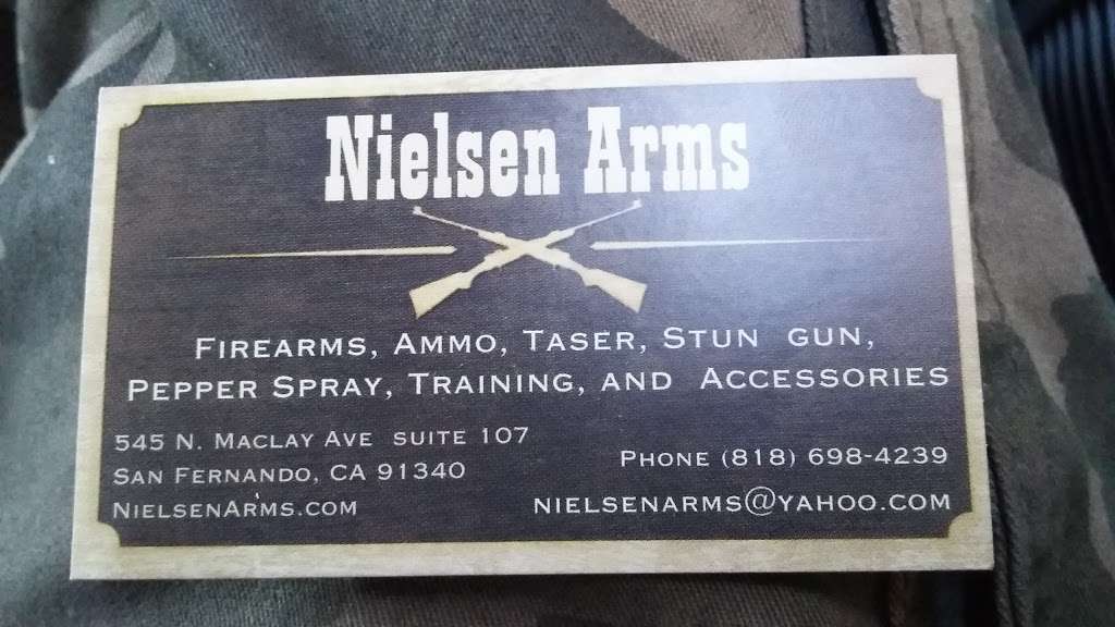 NielsenArms | 545 N Maclay Ave suite 107, San Fernando, CA 91340, USA | Phone: (818) 698-4239