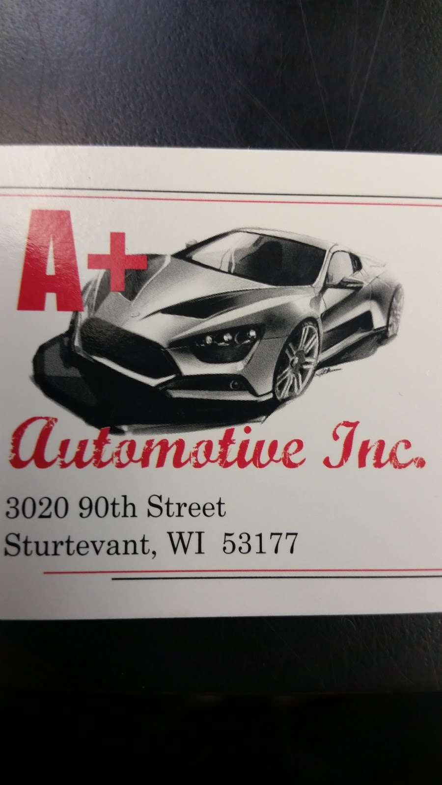 A+ Automotive Inc. | 3020 90th St, Sturtevant, WI 53177, USA | Phone: (262) 886-4200