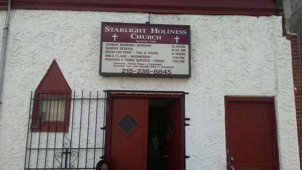 Starlight Holiness Church | 2944 Ridge Ave, Philadelphia, PA 19121, USA | Phone: (215) 236-8845