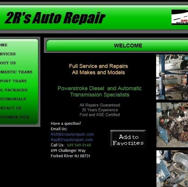 2Rs Auto Repair | 699 Challenger Way, Forked River, NJ 08731, USA | Phone: (609) 549-0148