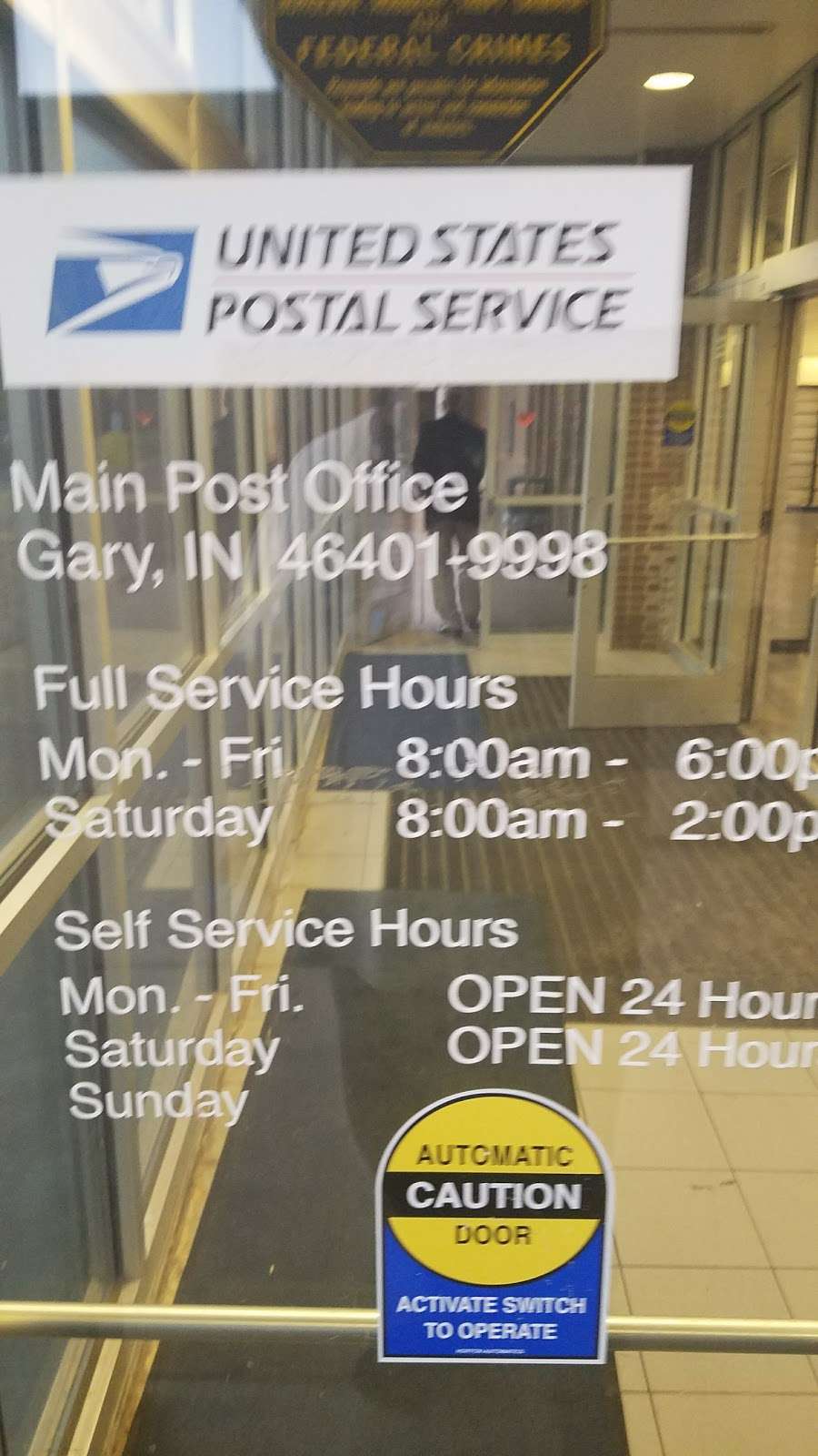 United States Postal Service | 1490 Broadway, Gary, IN 46407 | Phone: (800) 275-8777