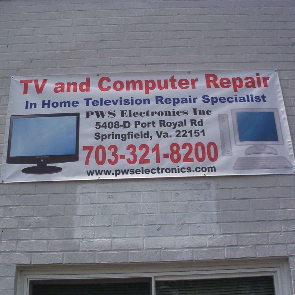 PWS Electronics TV Repair | 5408D Port Royal Rd, Springfield, VA 22151 | Phone: (703) 321-8200