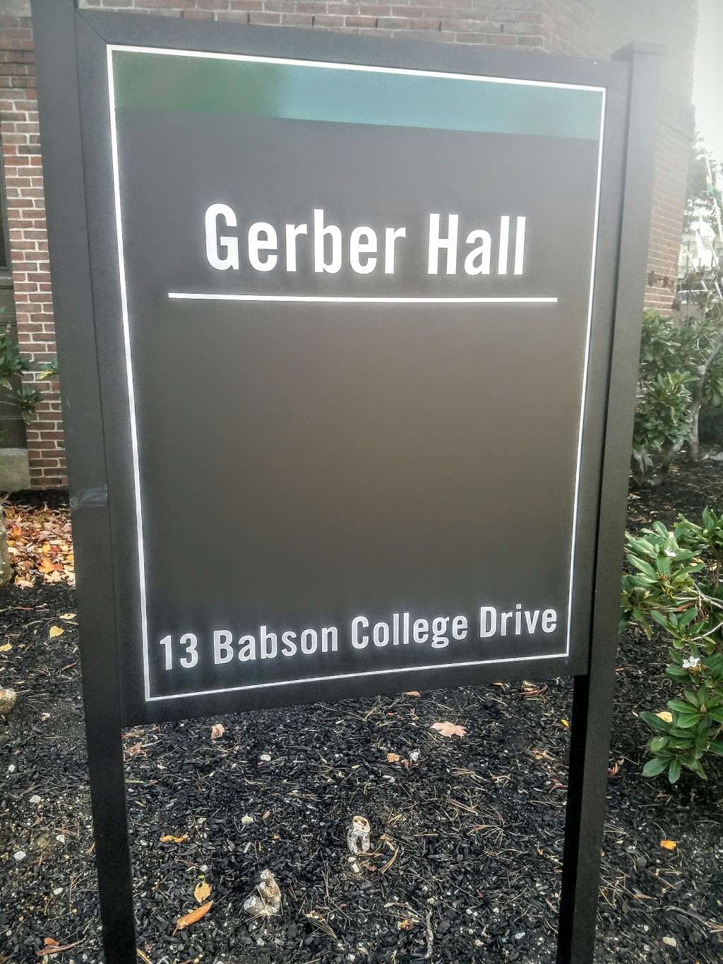 Gerber Hall | 13 Babson College Drive, Wellesley, MA 02482, USA | Phone: (781) 235-1200