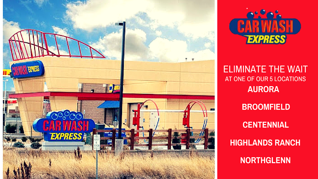 Car Wash Express Northglenn | 2295 E 120th Ave, Northglenn, CO 80233 | Phone: (720) 881-2655